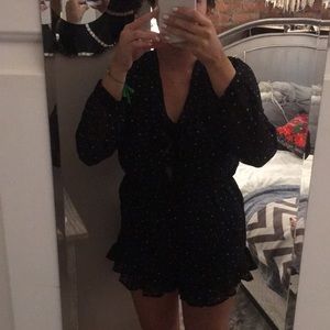 Polka dot romper